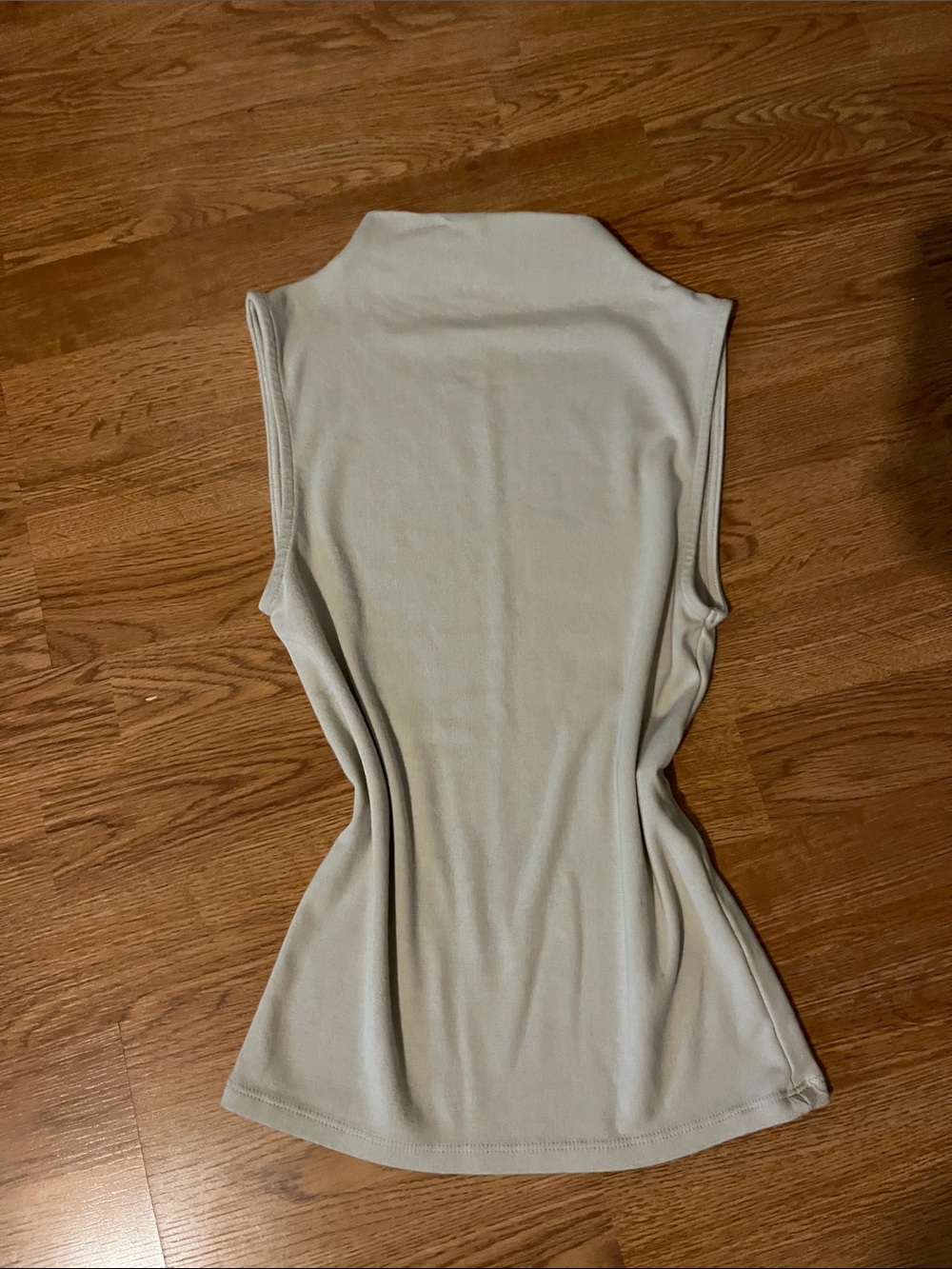 Sleeveless Mock Neck Top in Cream